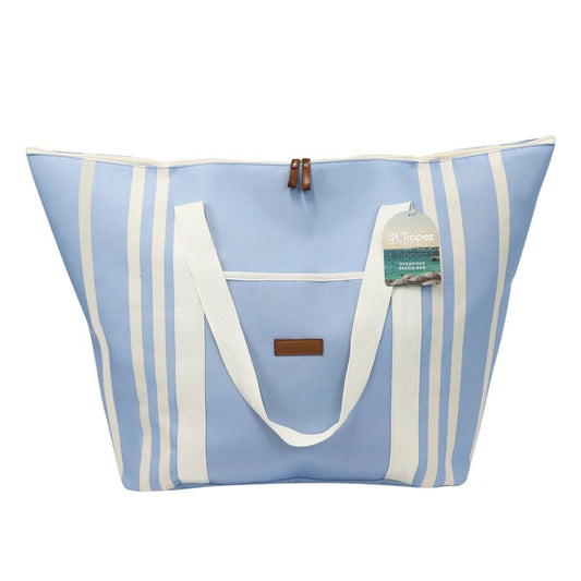 Oversized Beach Bag - Blue