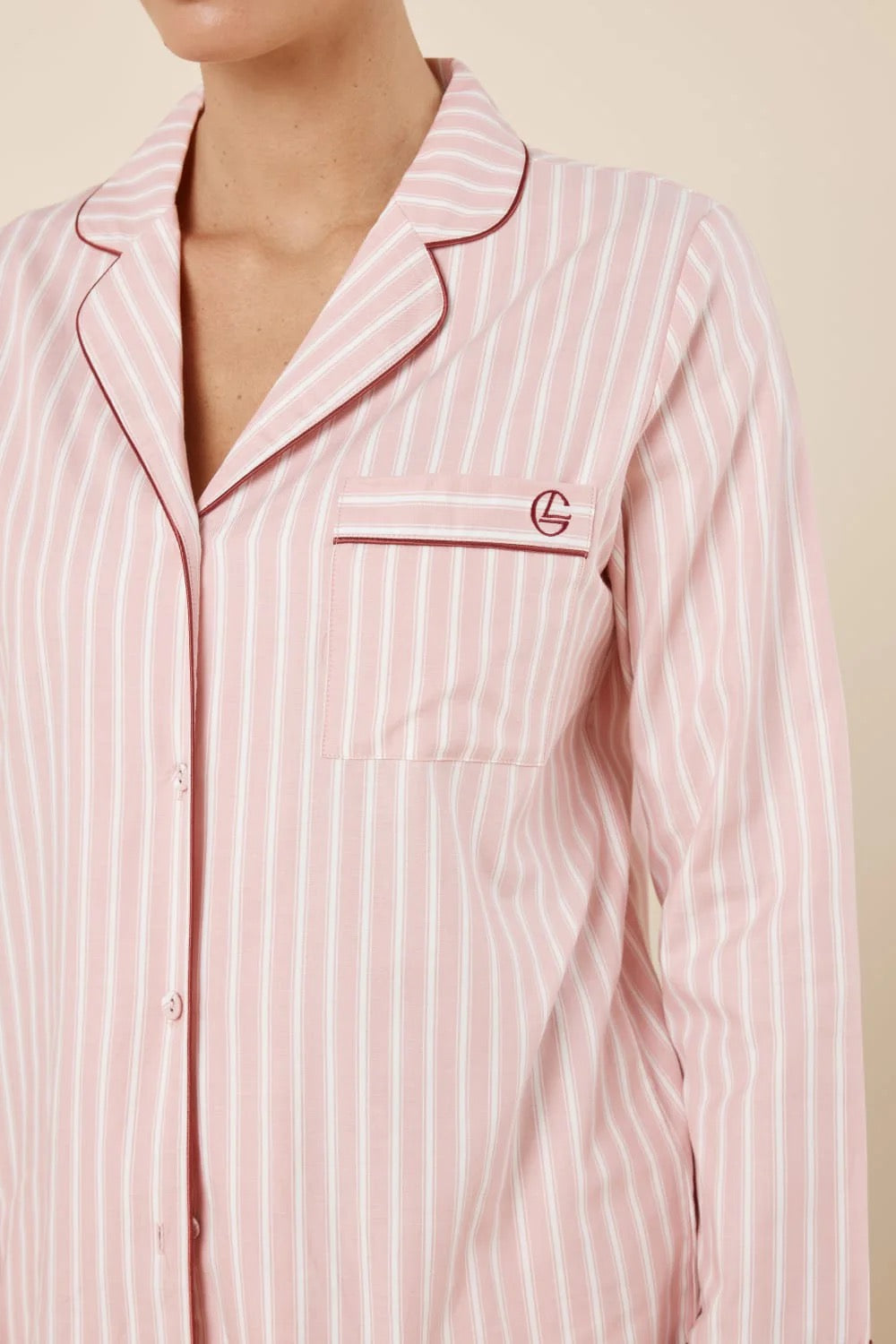 Octavia Cotton Stripe PJ set