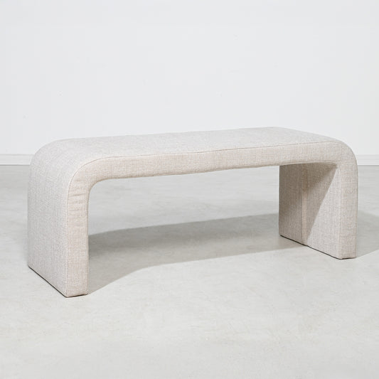 LYON BENCH ARCH OTTOMAN – CHACHA BEIGE