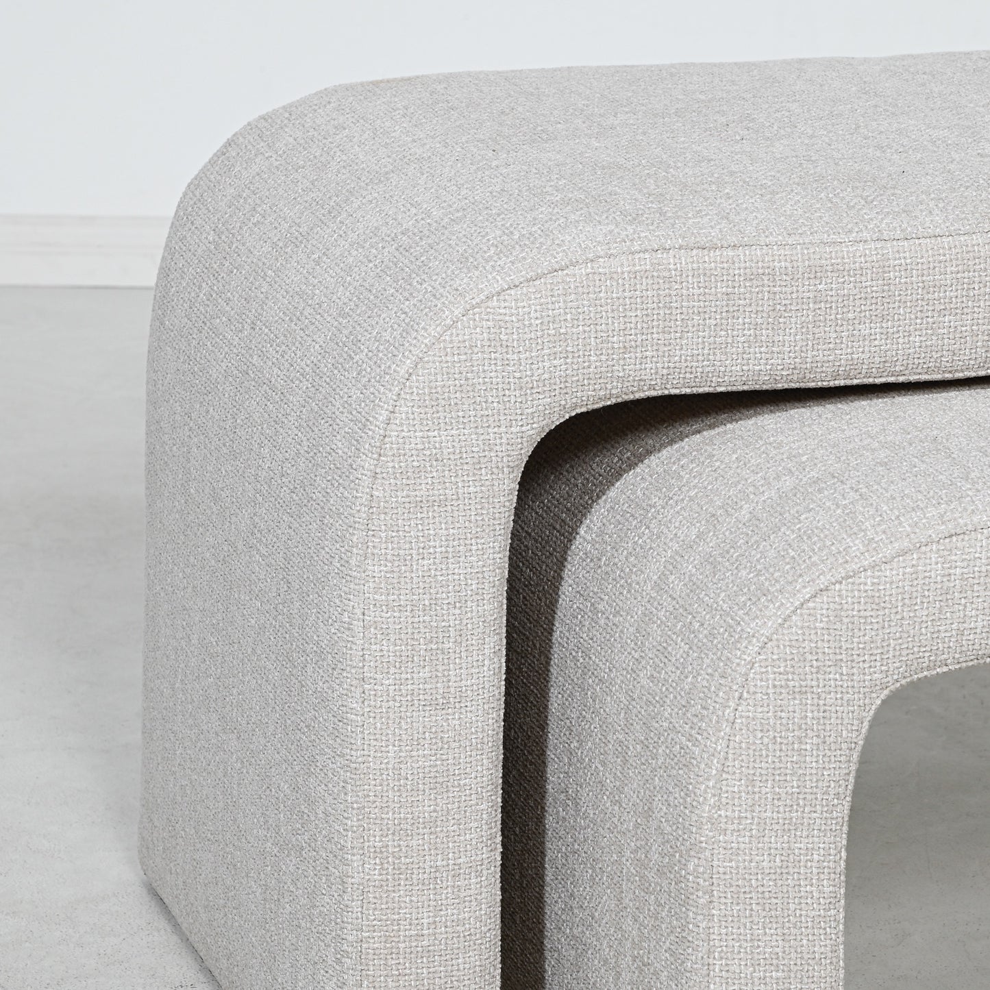 LYON BENCH ARCH OTTOMAN – CHACHA BEIGE