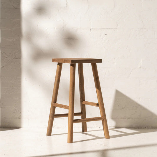 ODIN SQUARE TIMBER BARSTOOL