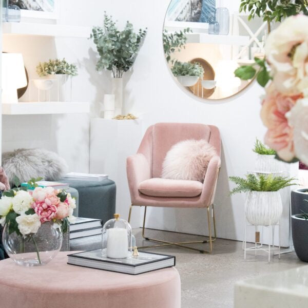 MILAN ARMCHAIR – BLUSH