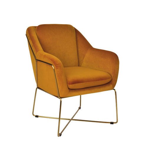 MILAN ARMCHAIR – DARK AMBER