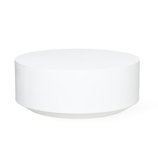 CLIFTON ROUND COFFEE TABLE – WHITE