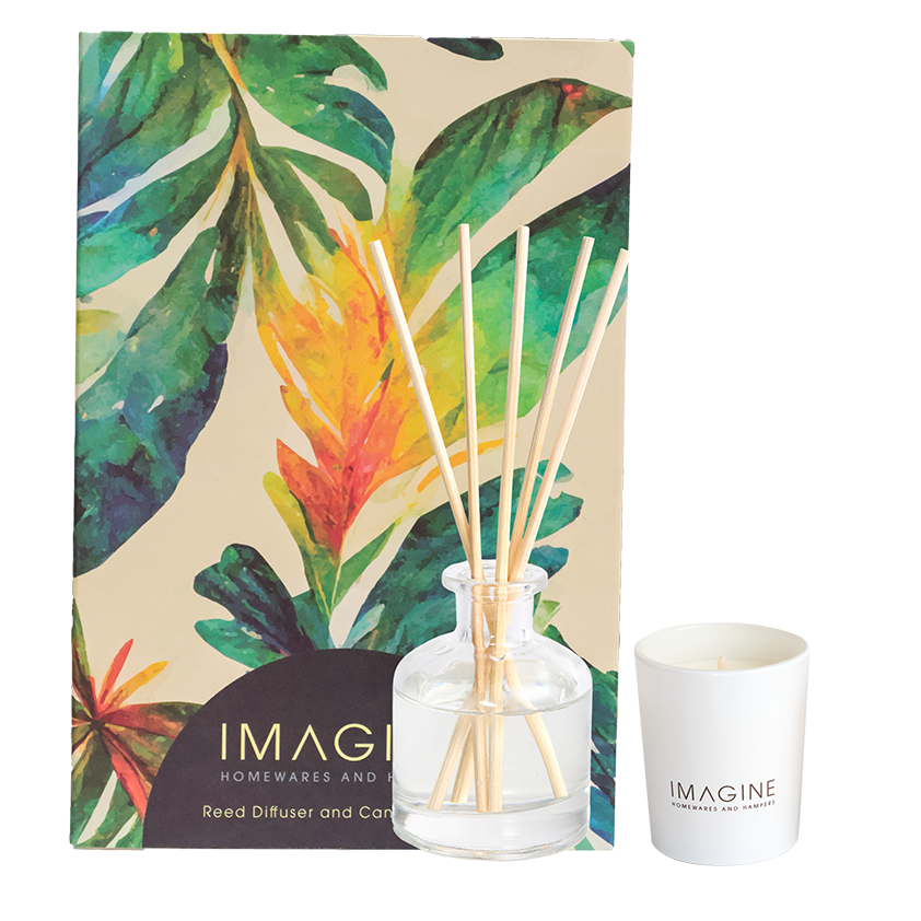 Lemongrass & Persian Lime Mini Diffuser and Votive Candle Gift Set