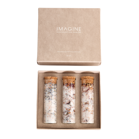 Set of 3 bath salts - Relax, Bliss, Uplift
