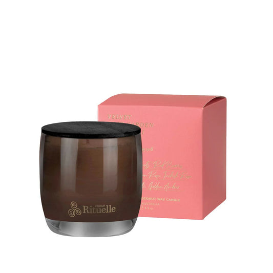 Velvet Rose Garden, Patchouli, Amber Scented Soy Candle | 140gm