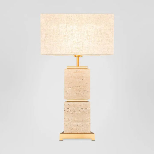 Ashley Travatine Table Lamp with shade
