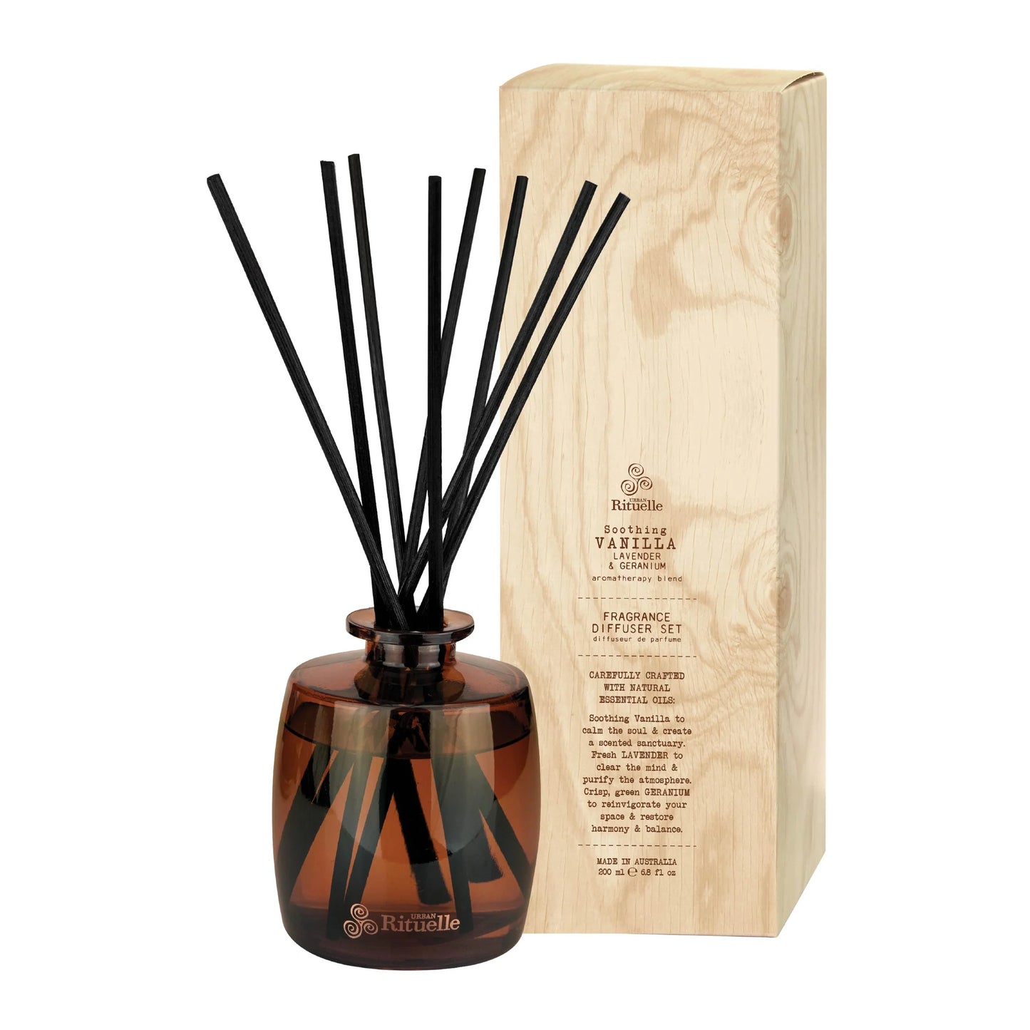 Vanilla, Lavender & Geranium Fragrance Diffuser Set | 220ml